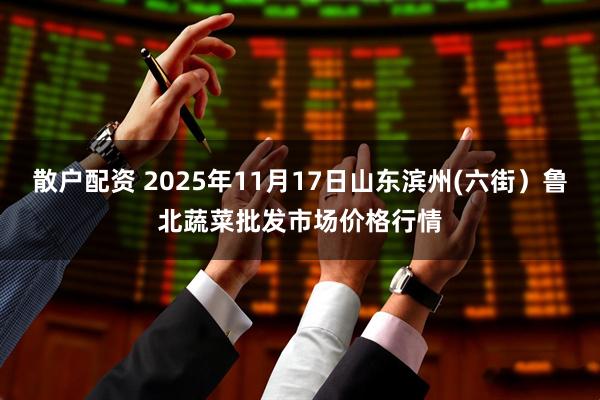 散户配资 2025年11月17日山东滨州(六街)鲁北蔬菜批发市场价格行情
